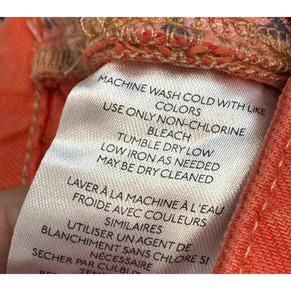 Free People We The Free Waterfalls Baggy Wide Leg Jean Zip Fly Oklahoma Sun 24S - Picture 15 of 16